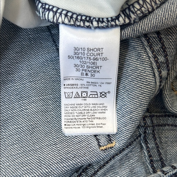 Gap Women's Blue Distressed Jeans - Picture 3 of 4